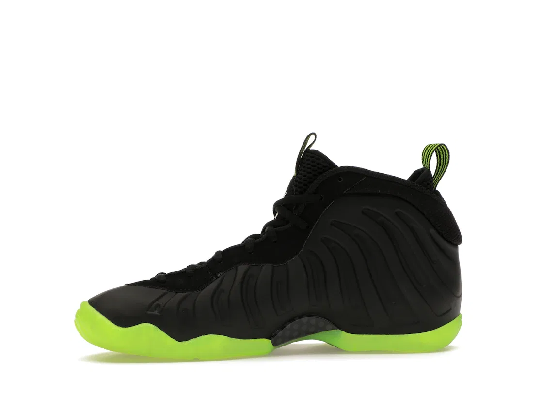 Детские кроссовки Lifestyle с принтом Nike Little Posite One Nike, Black/Volt — фото 3