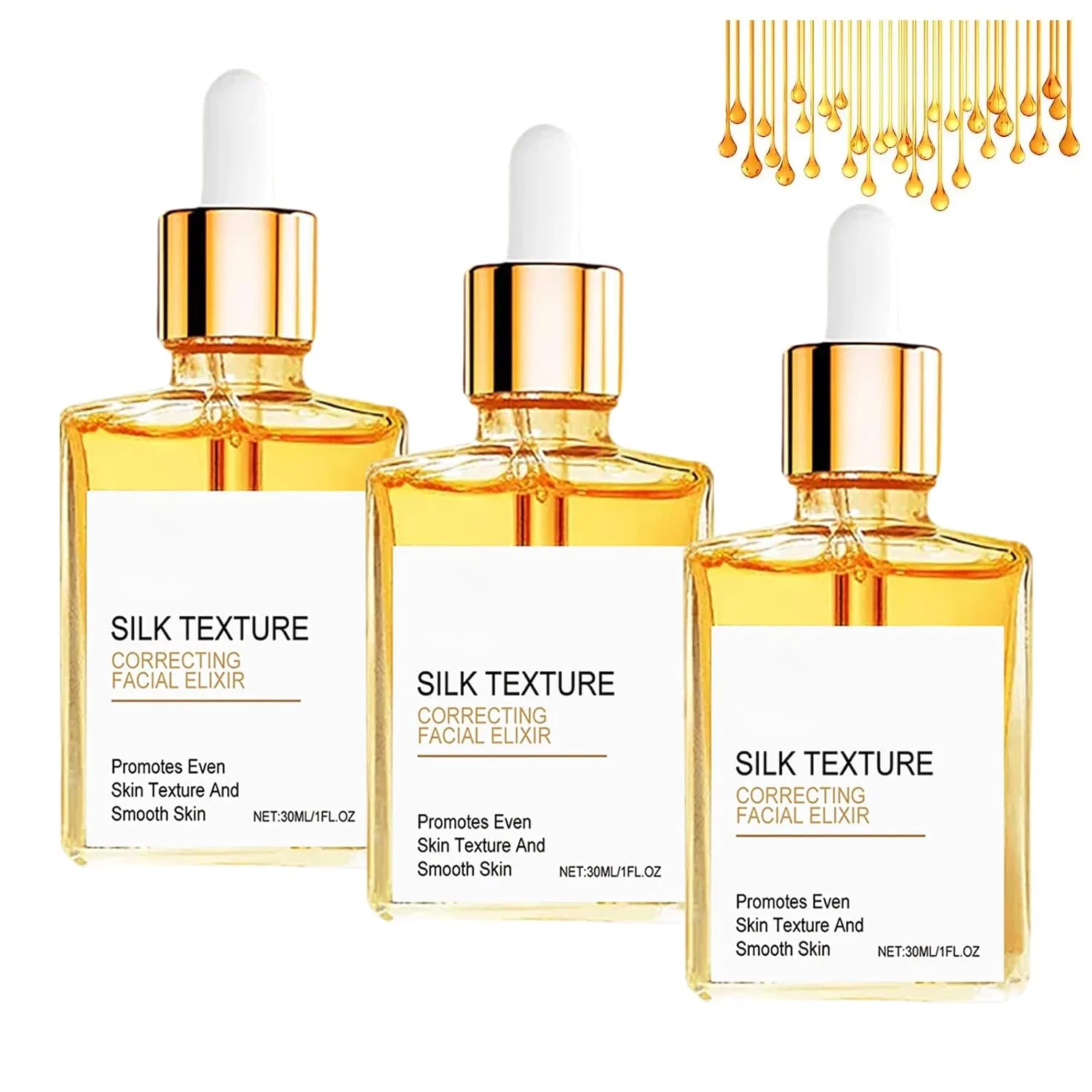 Масло для тела Silk Body Oil, ZKKD, набор 3 шт., 30 мл, 3PCS