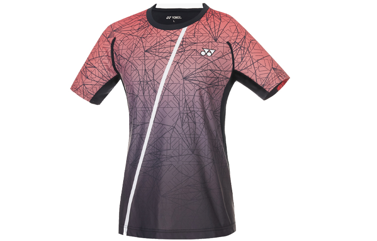 

YONEX Футболка с регланными рукавами женская свежий красный