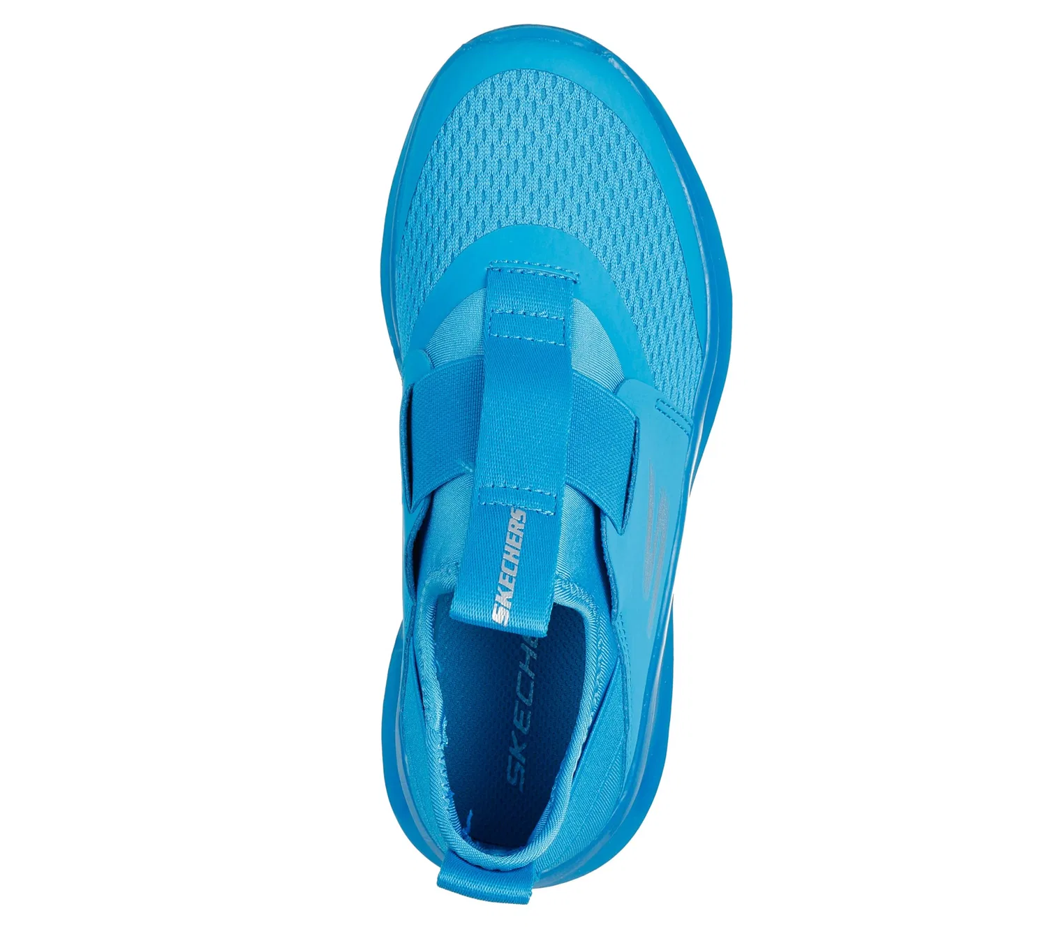 Детские кроссовки для мальчиков с прозрачной подошвой Skech Fast Ice Skechers, Aqua — фото 3