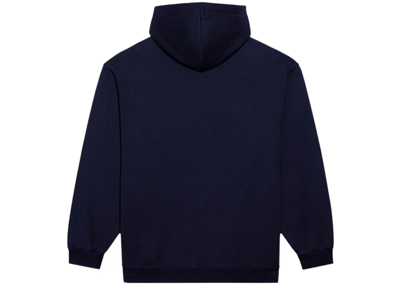 Мужской худи с принтом Logo Medium Fit Balenciaga, Marine Blue/White — фото 2