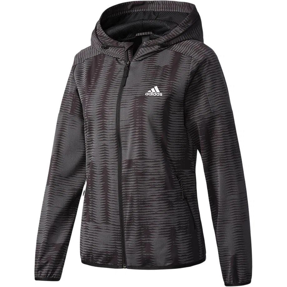 Куртка с капюшоном Adidas, Black/White