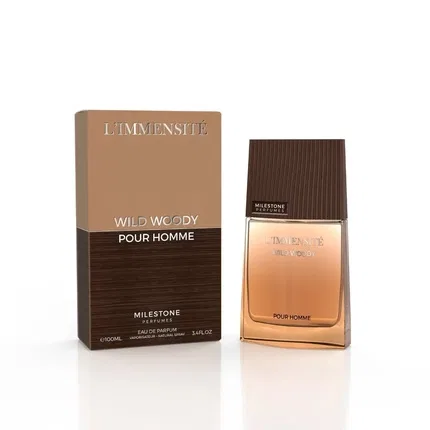 Парфюмерная вода Milestone L'Immensite Wild Woody Eau De Parfum For Men, 100 мл