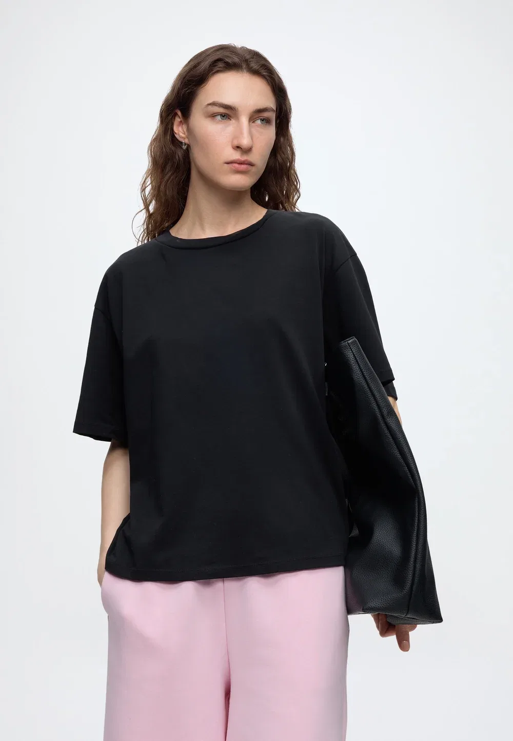 Свободные спортивные штаны с широкими штанинами - спортивные брюки Gap, Light Pink — фото 4