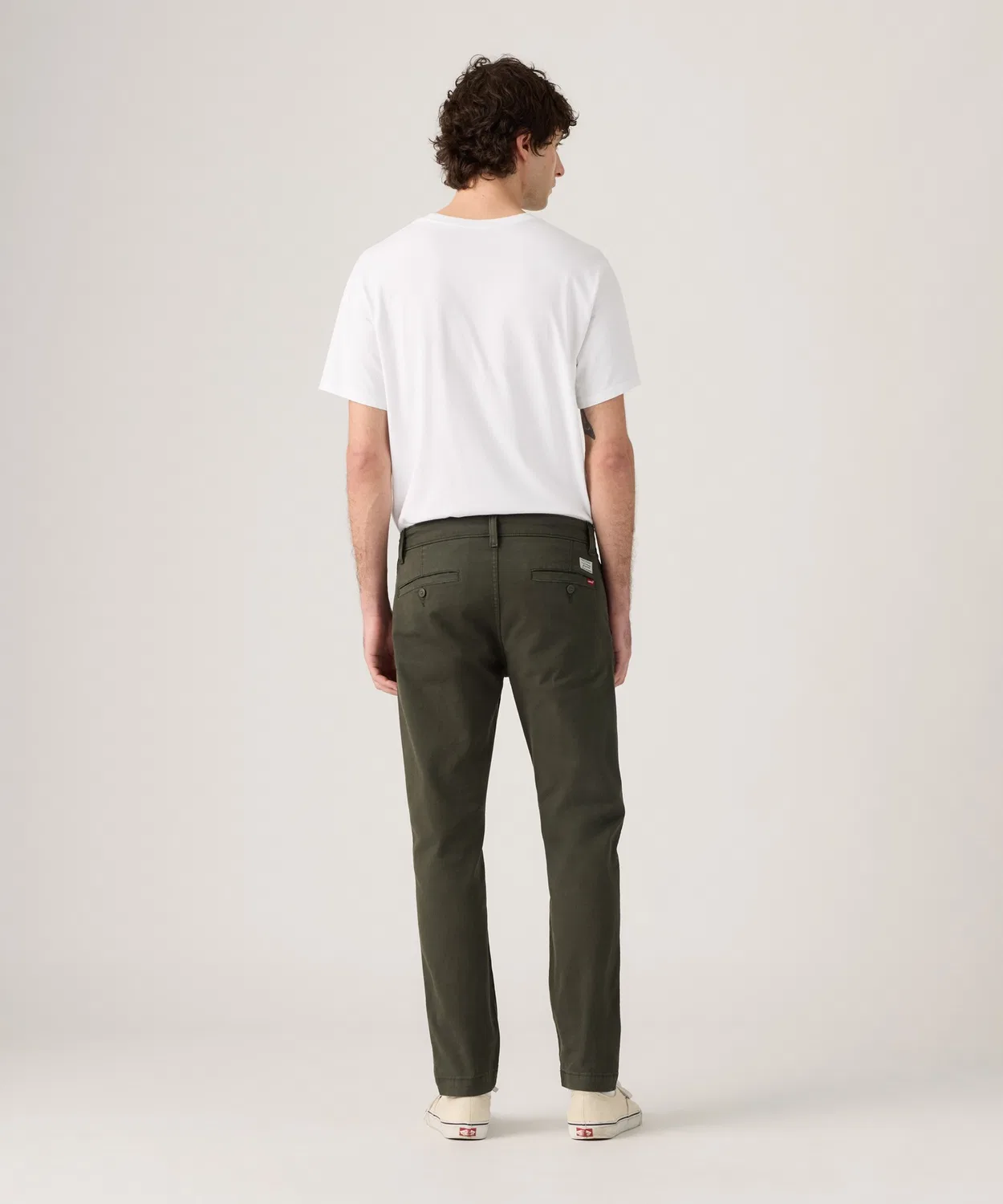 Мужские классические чиносы стандартный taper, модель XX CHINO Levi's, Green — фото 4