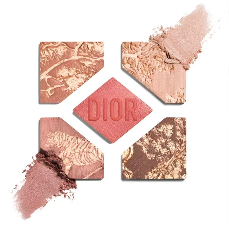 Женские тени для век с матовым и шиммерным эффектом, 7 г, DIOR, Pink Riviera — фото 3