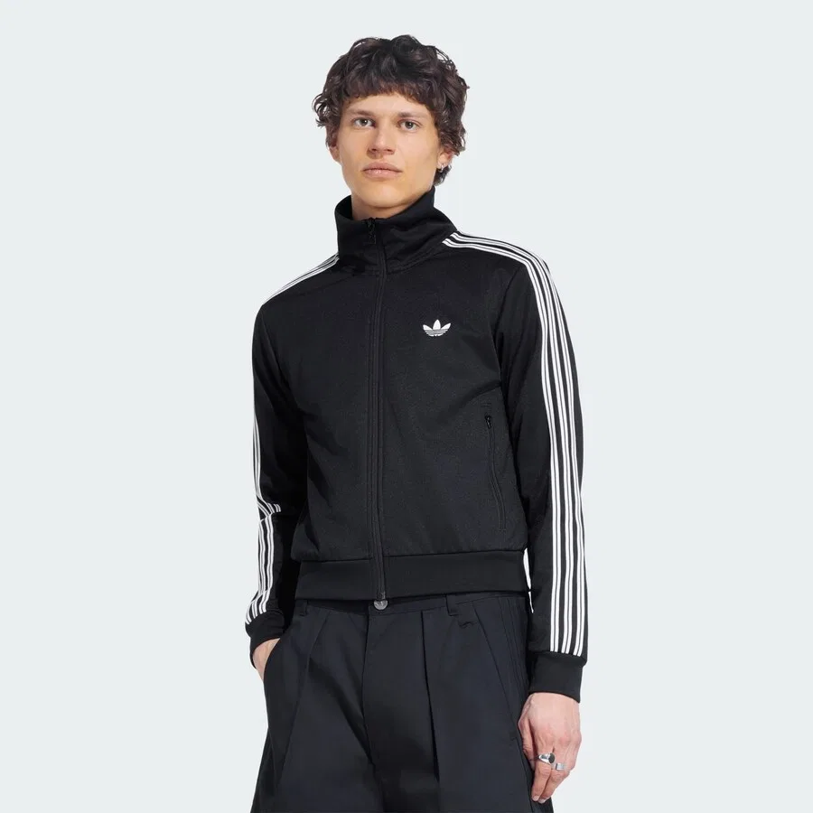Черная худи на молнии ADIDAS ORIGINALS Beckenbauer — фото 2