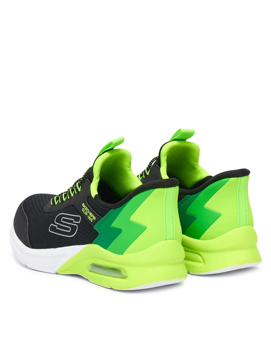 Кроссовки для мальчика MICROSPEC BRISK-STRIPE Skechers, черный — фото 3