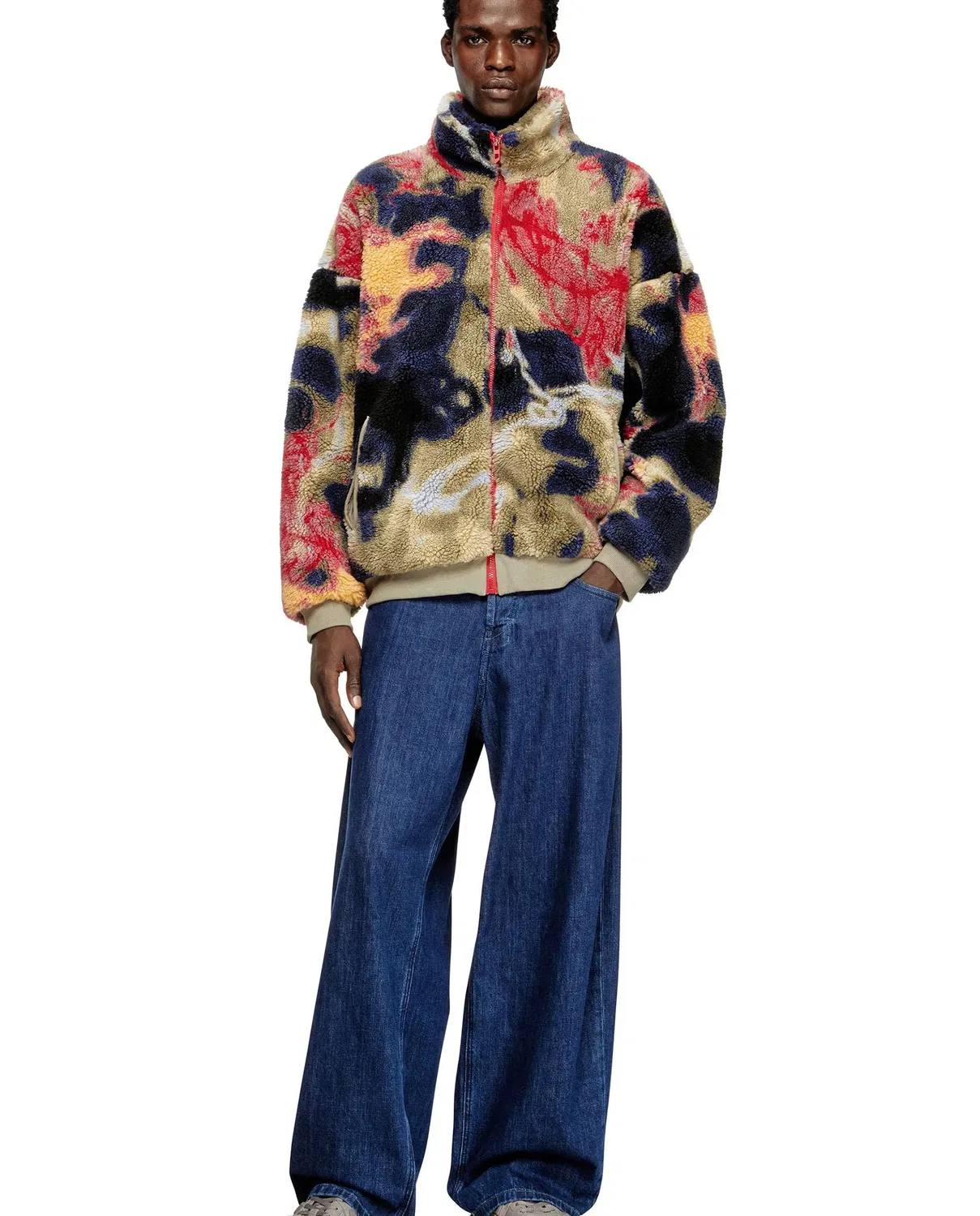 Мужская куртка с принтом Diesel, Multicolor — фото 4