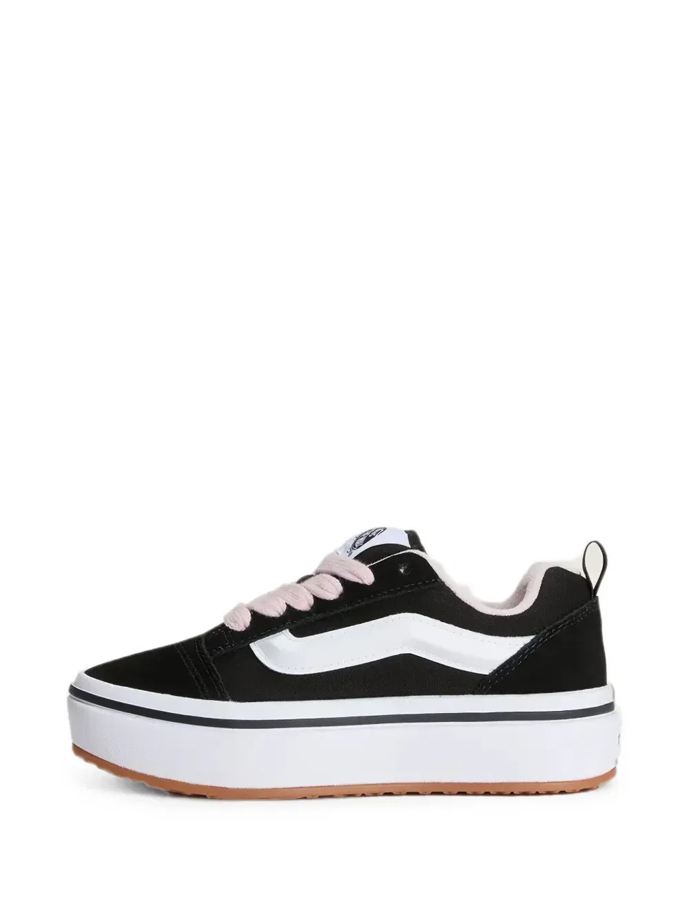 Кеды на платформе с нашивкой-логотипом Vans Kids, черный