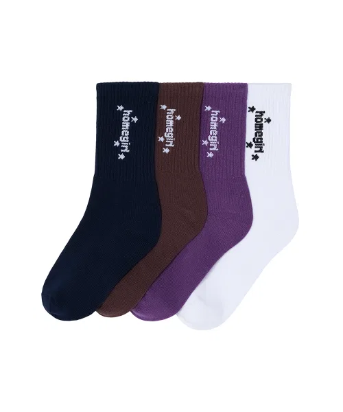 Детские носки HBT HOMEGIRL SOCKS HOMEBODY THINGS, Purple — фото 4