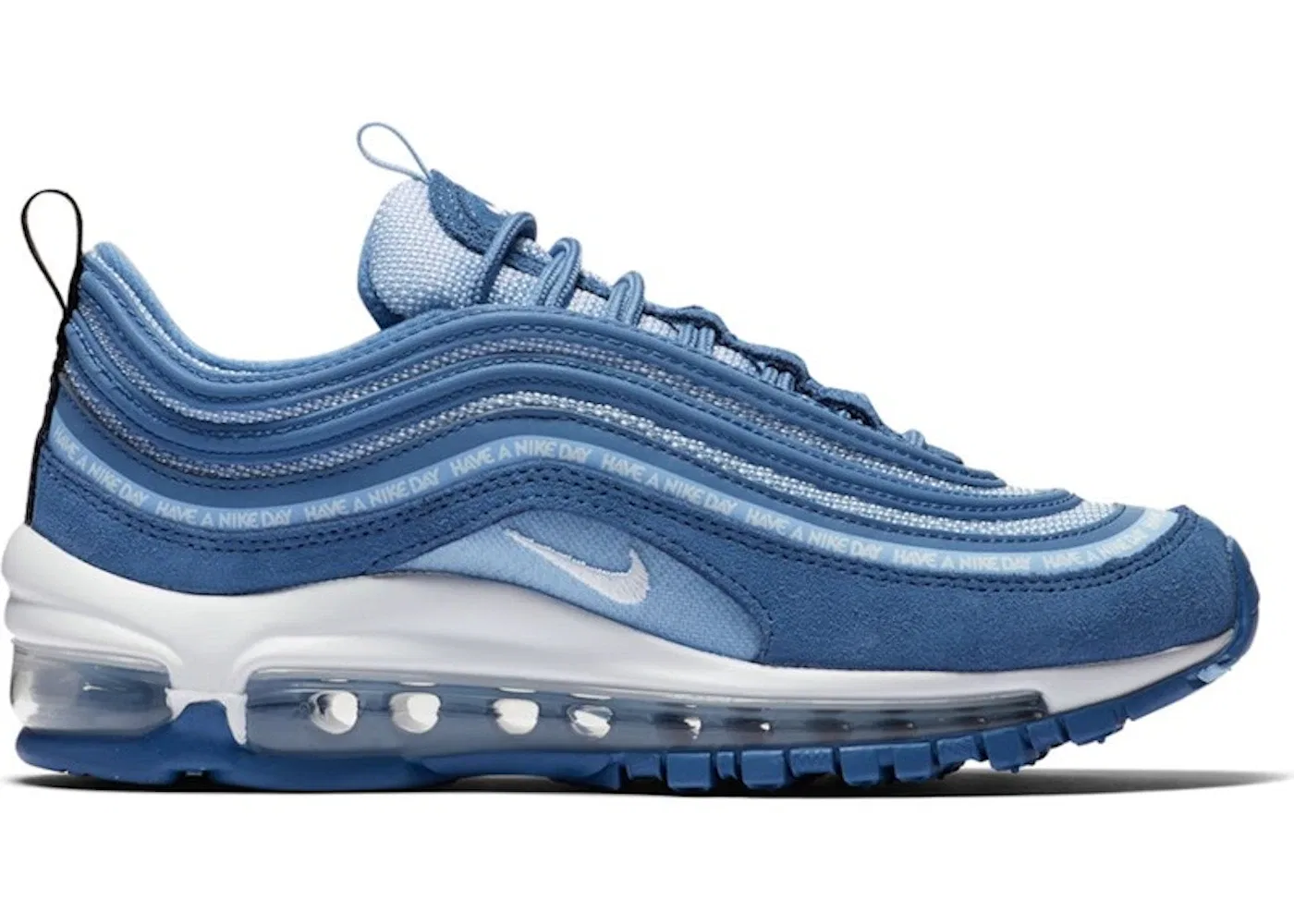 Детские кроссовки Lifestyle Nike Air Max 97, Indigo Storm/White-Aluminum-Black