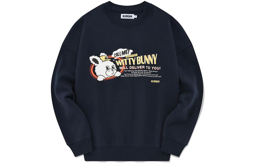 

Свитшот Women's Crew Neck Moderate Others Kirsh, черный