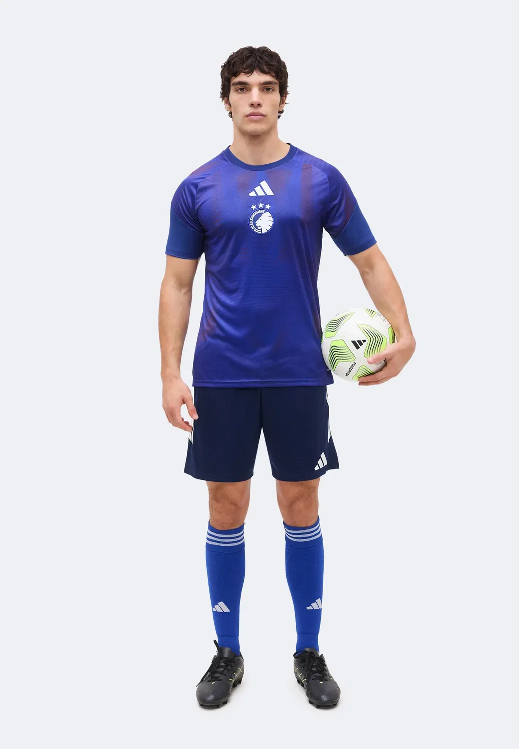 Предматчевая форма ФК Копенгаген 26/27 Adidas Performance, Real Blue — фото 2