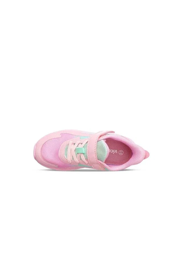 Детские кроссовки для девочек с принтом Vicco, Pink — фото 3