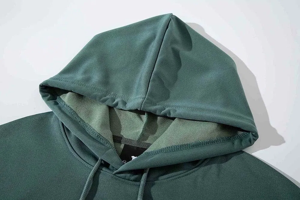 Мужская худи с принтом бабочки Unisex, Green-1 — фото 2