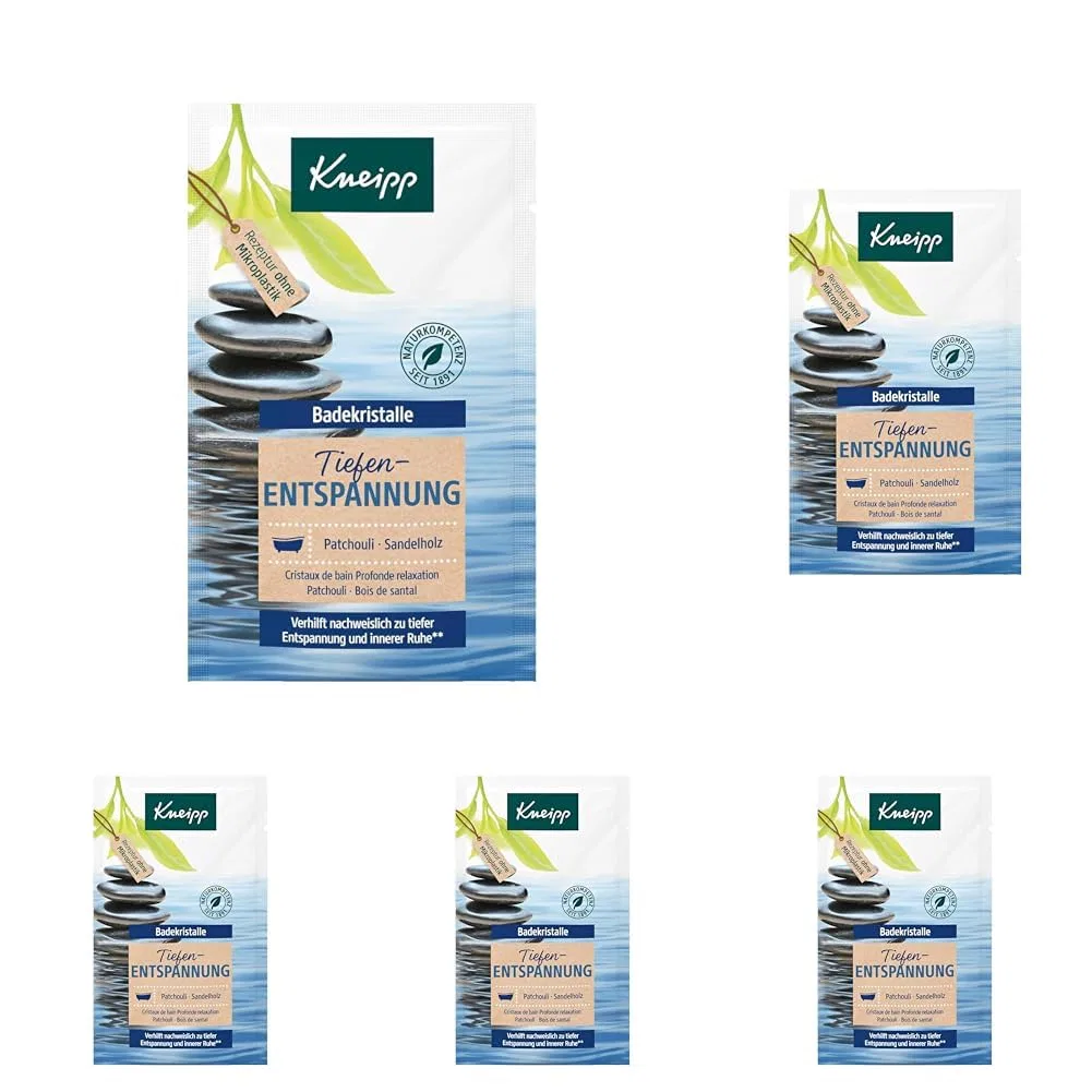 Соль для ванны Relaxation Kneipp, 5 шт по 60 г, Deep Blue