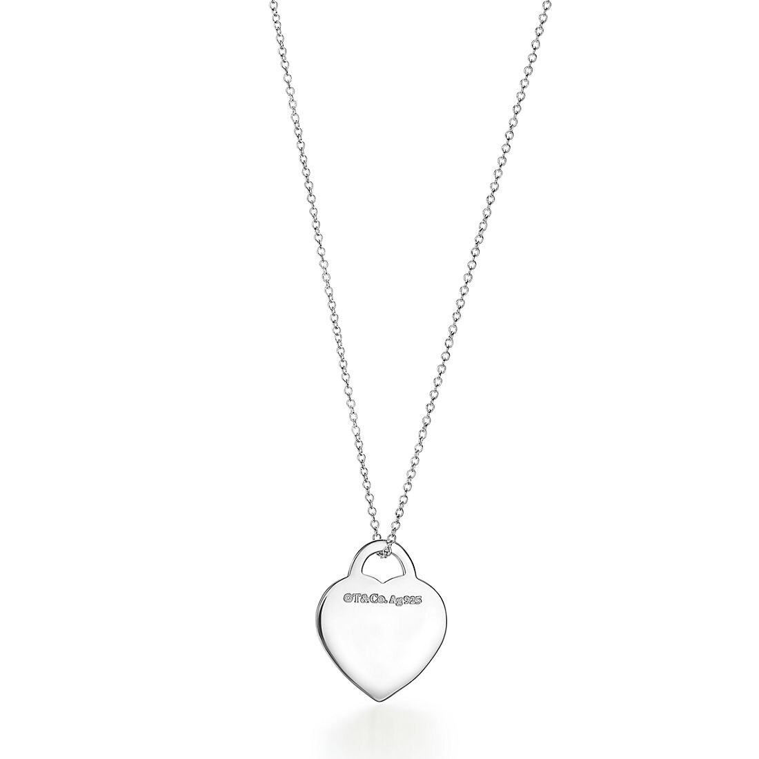 Подвеска Tiffany & Co. Return to Tiffany Heart Tag, серебро/бриллиант — фото 2