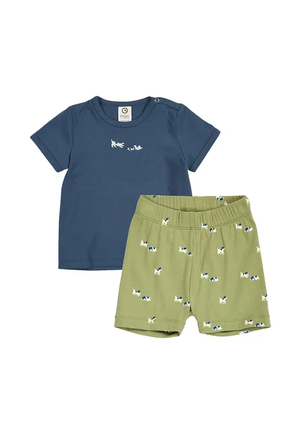 Комплект: топ и шорты с принтом xt set Musli By Green Cotton spring-navy-tofu