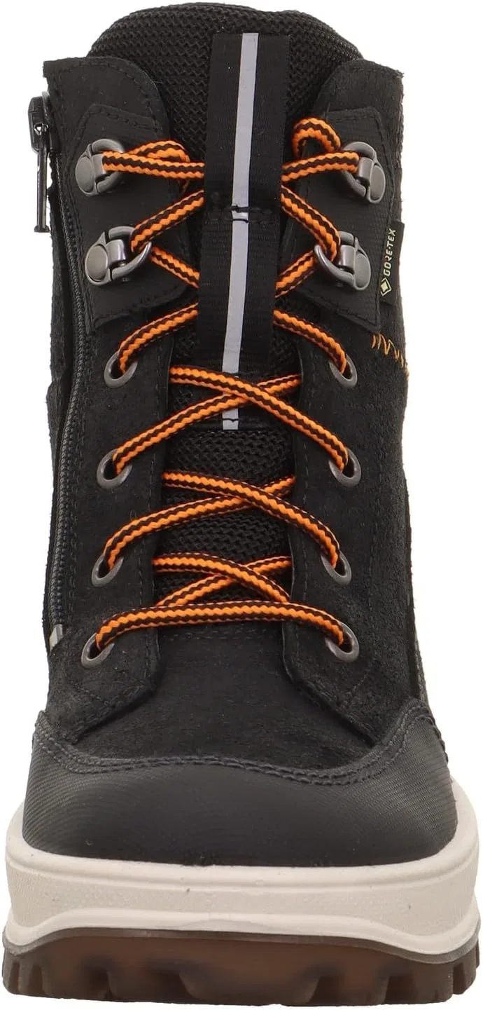 Детские ботинки для мальчиков с теплой подкладкой Teddy Superfit, Black Orange — фото 2