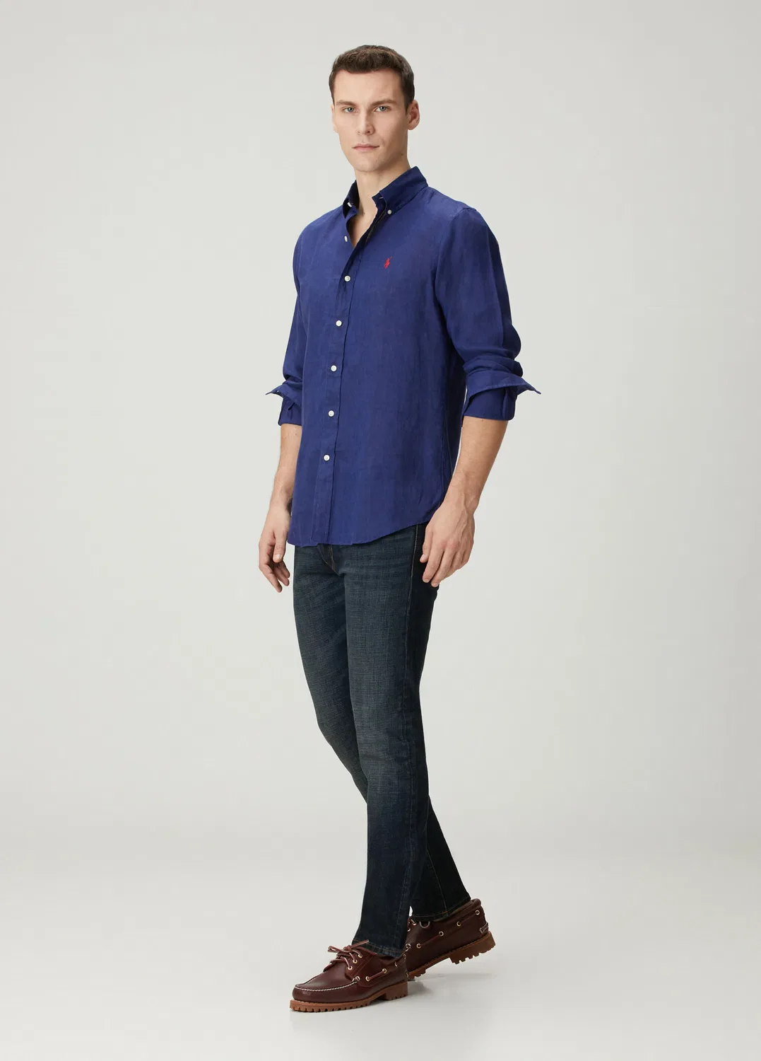 Рубашка Polo Ralph Lauren Lacivert, navy — фото 2