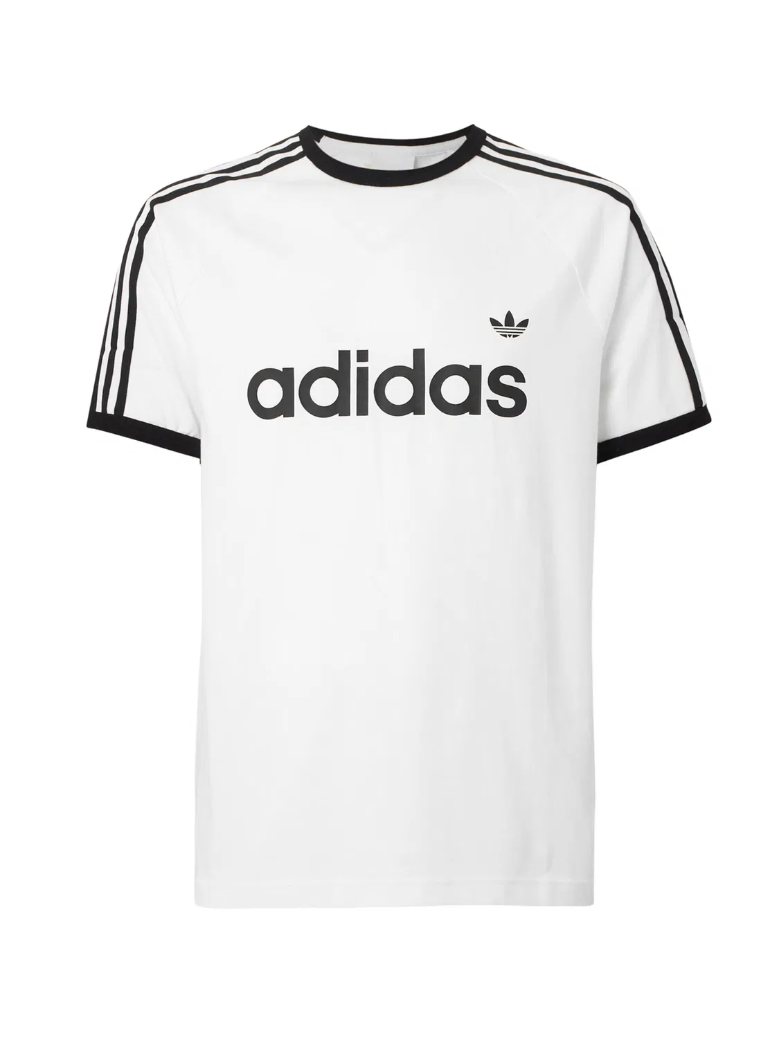Футболка Adidas Originals Ringer белого цвета