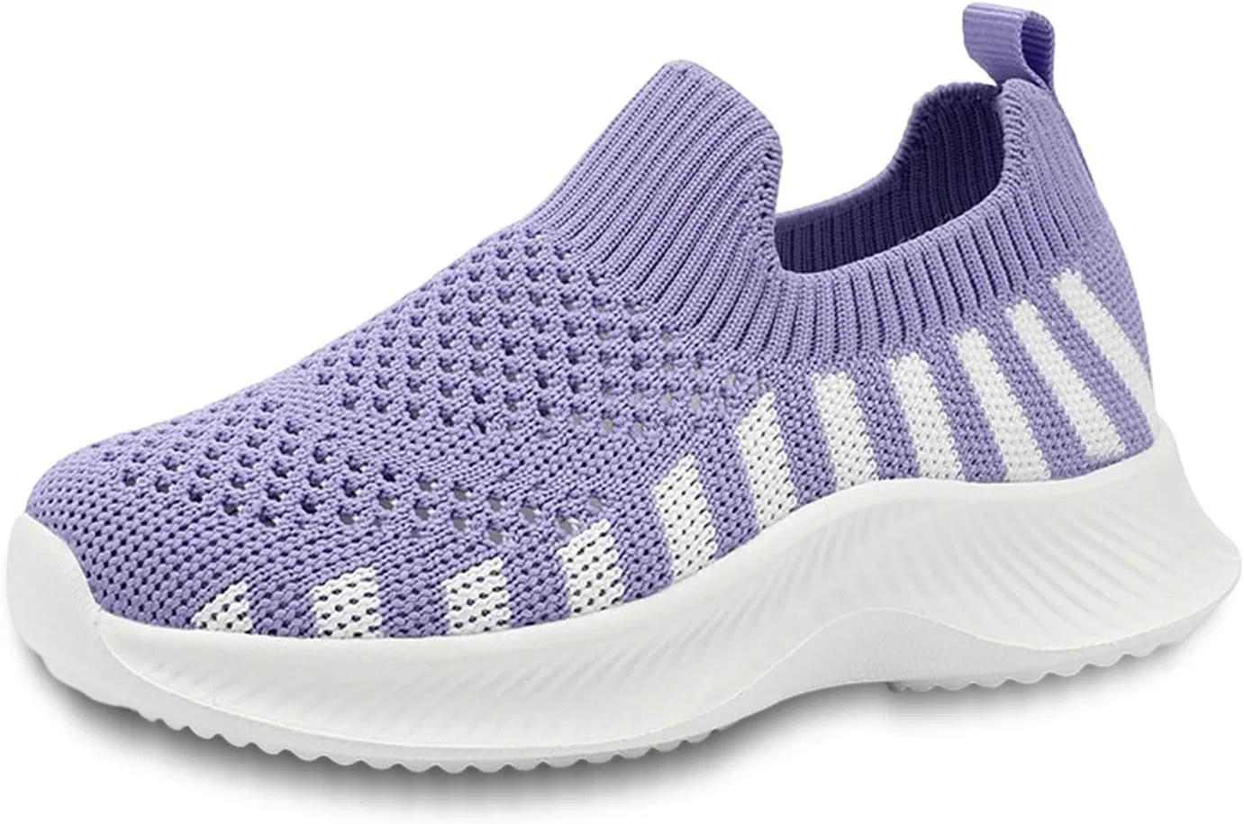 Детские дышащие кроссовки с легкой подошвой для мальчиков и девочек, Purple — фото 4