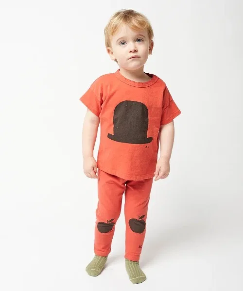 Леггинсы с принтом яблок BOBO CHOSES красные