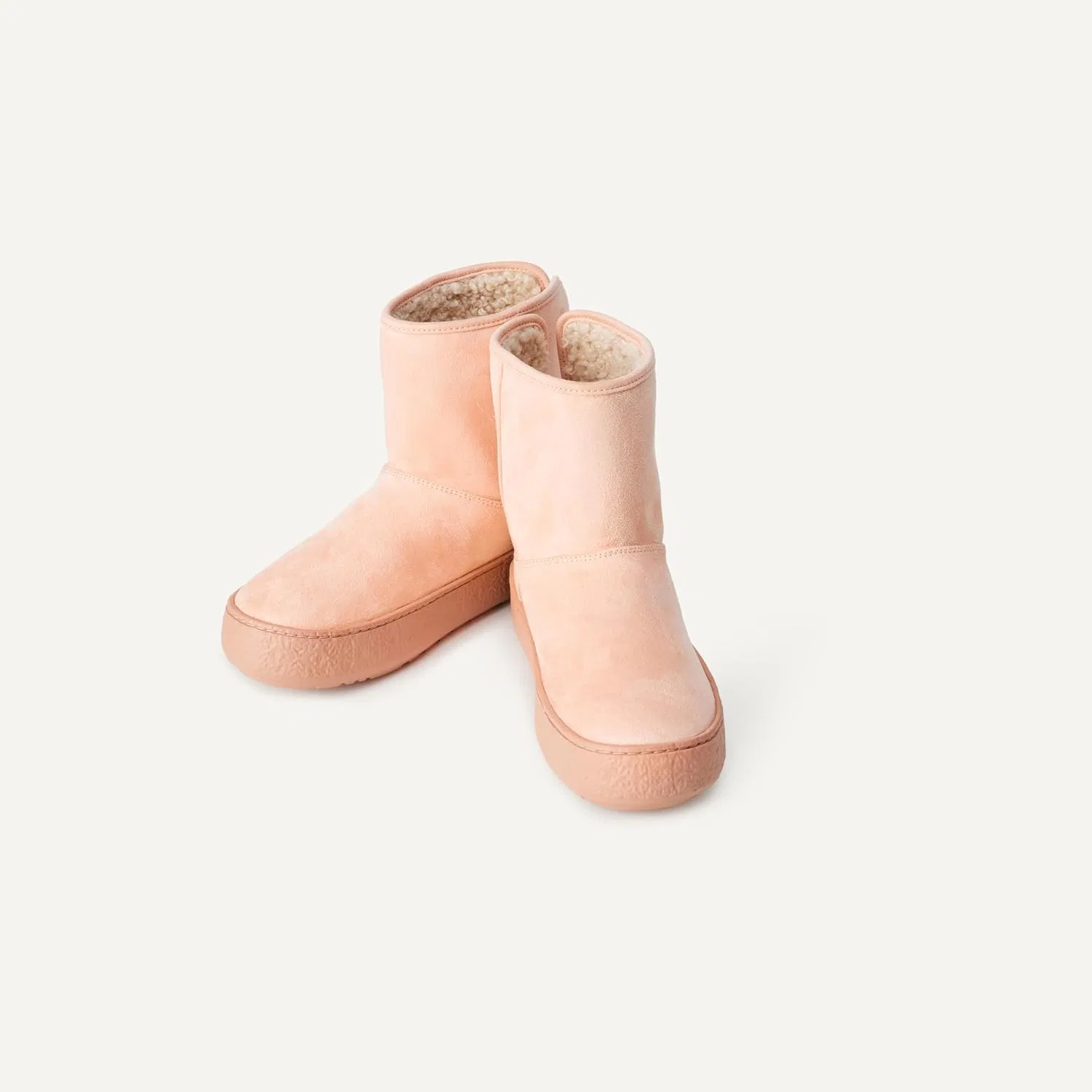 Детские зимние ботинки для девочек с искусственным мехом Amazon Essentials, Pink — фото 3