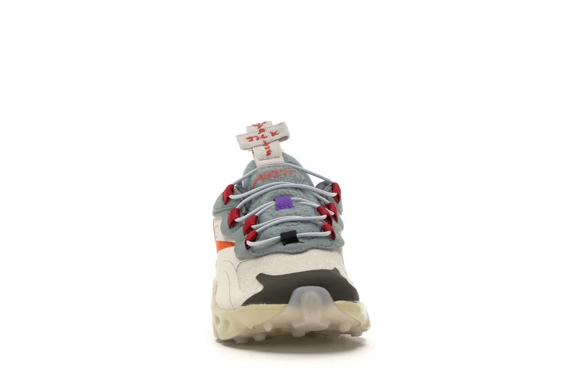 Детские кроссовки Lifestyle с принтом Nike Air Max 270 React, Light Cream/Starfish-Dark Hazel Style — фото 2