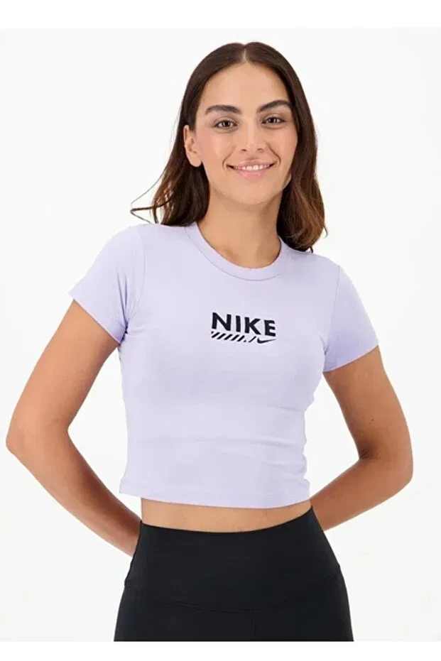 Женская спортивная футболка с коротким рукавом Aslan Sport Nike, Lilac