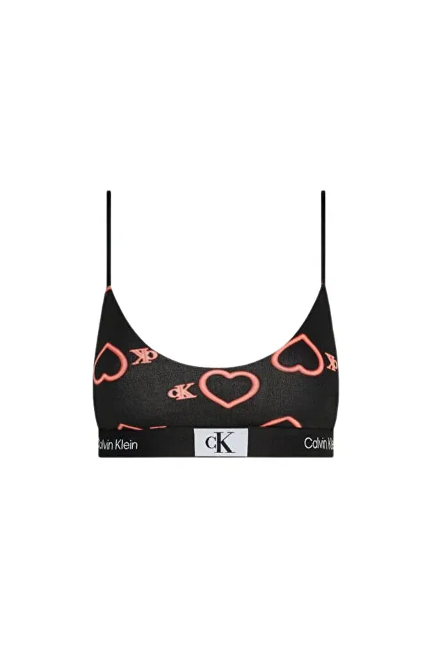 Женская бралетте с V-образным вырезом Calvin Klein, Black