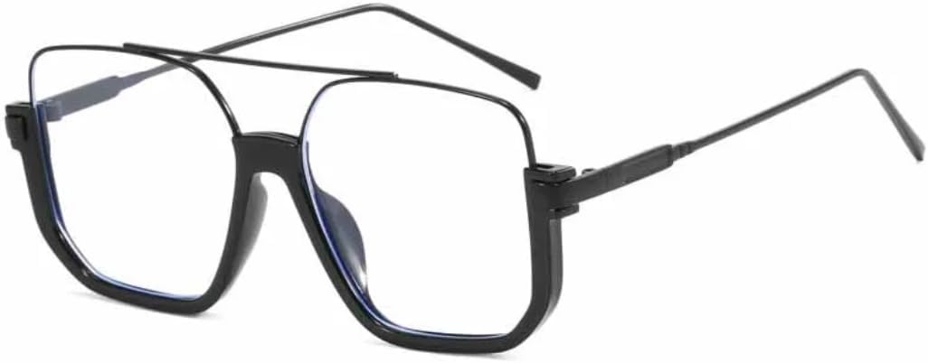 

Солнцезащитные очки с защитой UV400 | Увеличенная оправа, линзы конфетного цвета | Для женщин и мужчин, для занятий спортом на открытом воздухе и вождения DSVIGF, Black Clear