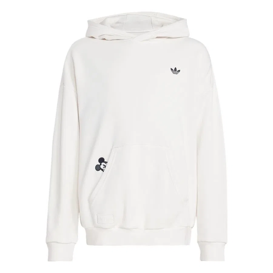 Детский свитшот с капюшоном Mickey Mouse adidas J DY MM H JD3099, Белый