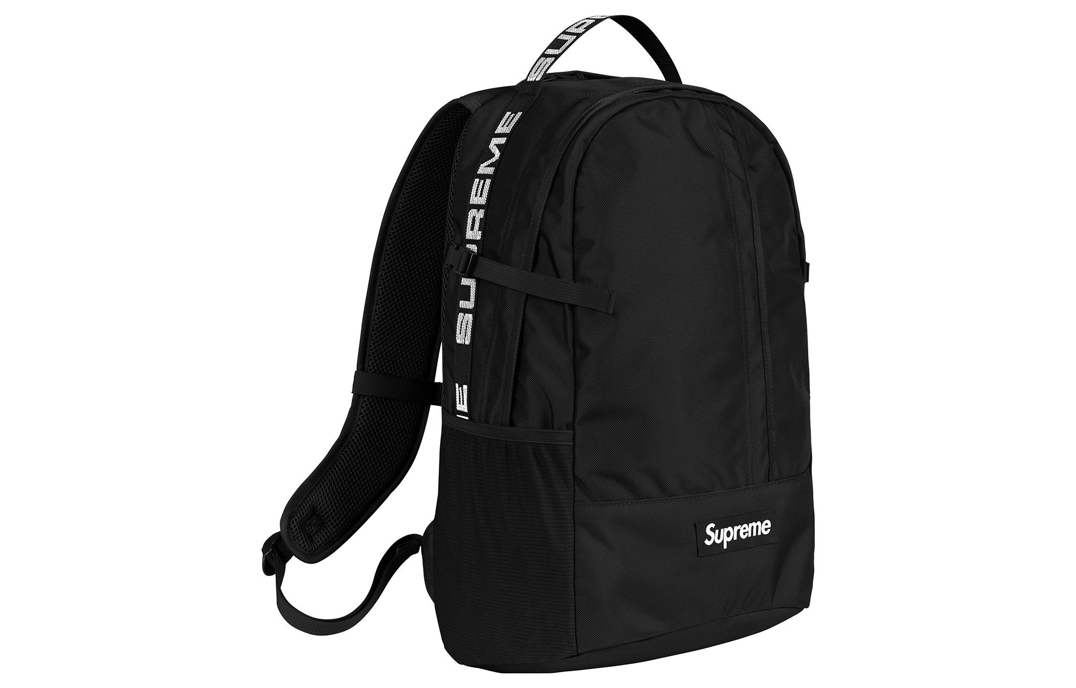 

Supreme Нейлоновый рюкзак унисекс черный