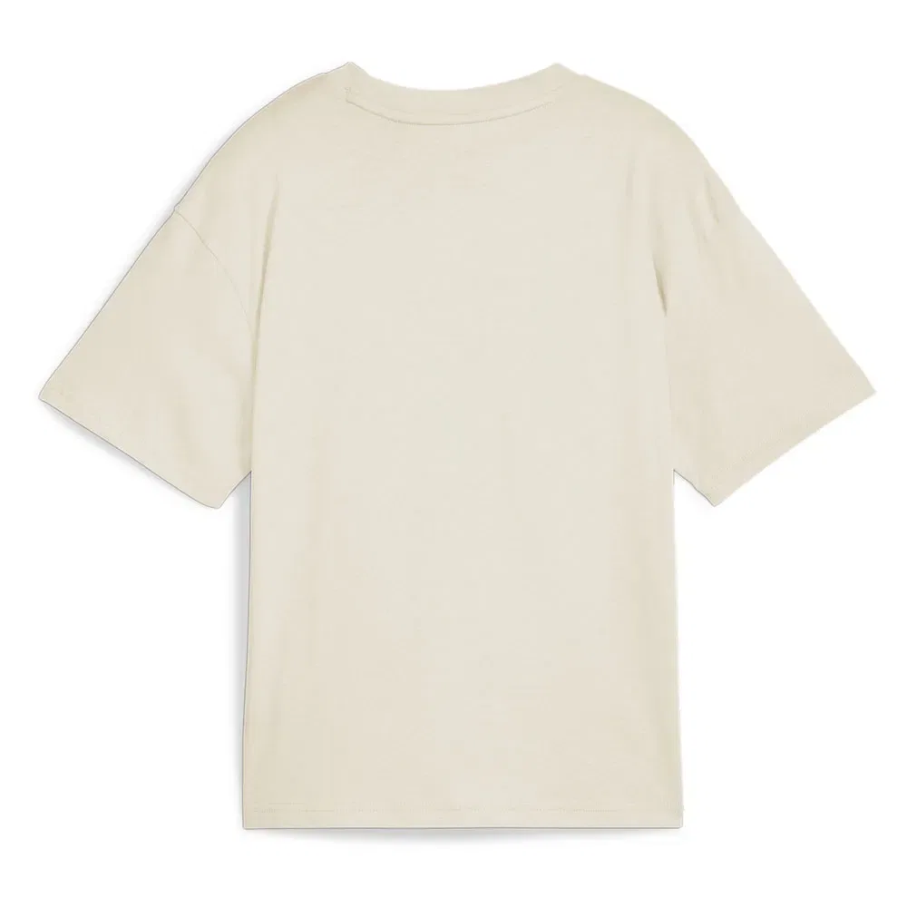 Футболка свободного кроя Puma Ess Boxy short sleeve T-shirt, бежевый — фото 2