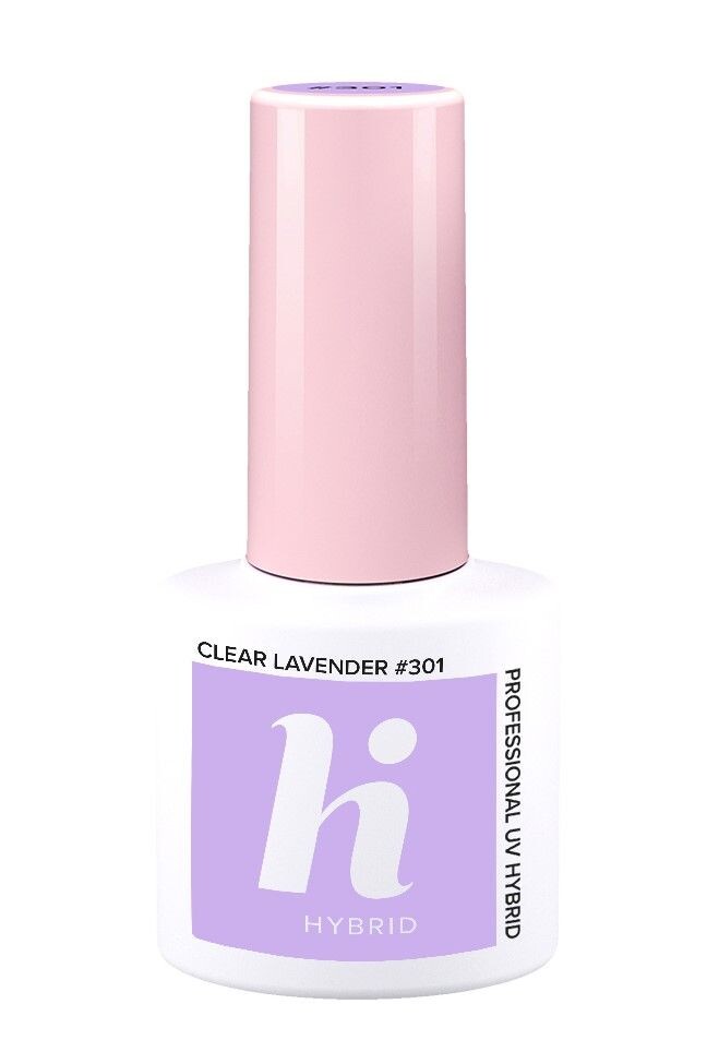 

Hi Hybrid гибридный лак для ногтей, 301 Clear Lavender