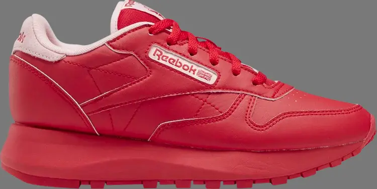 Кроссовки classic leather sp big kid 'vector red pink glow' Reebok, красный