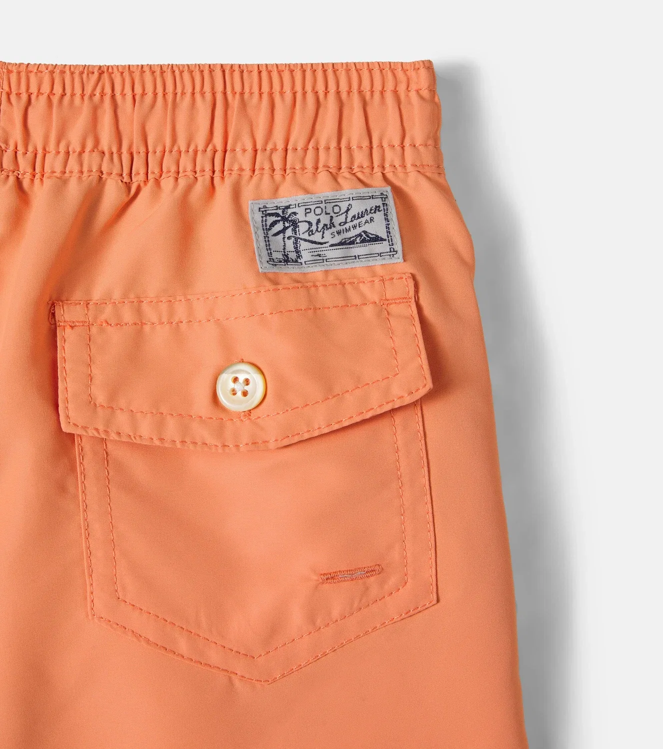 Плавки с эластичным поясом Traveller Polo Ralph Lauren Kids, оранжевый — фото 3