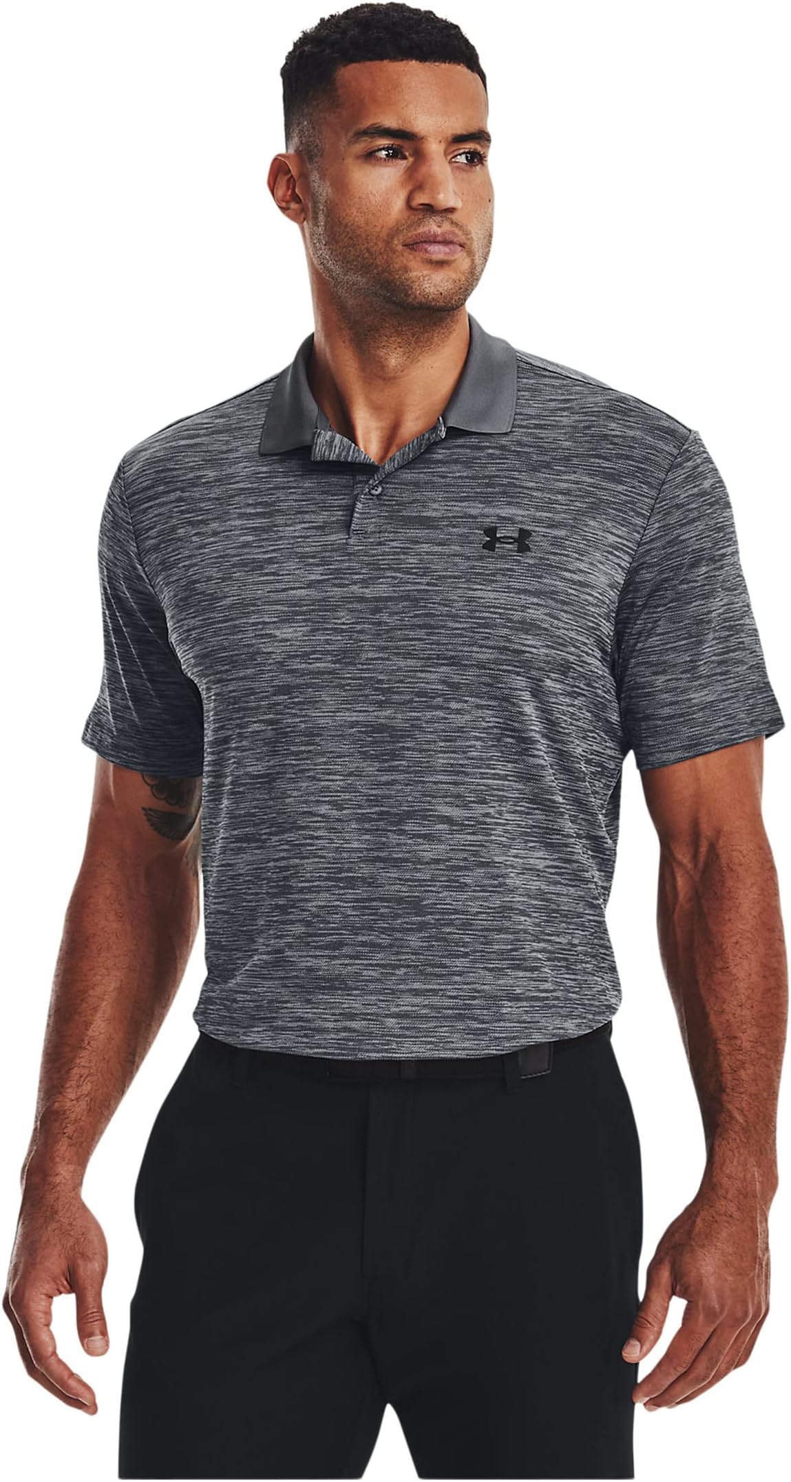 

Производительность 3.0 Поло Under Armour Golf, цвет Pitch Gray/Black