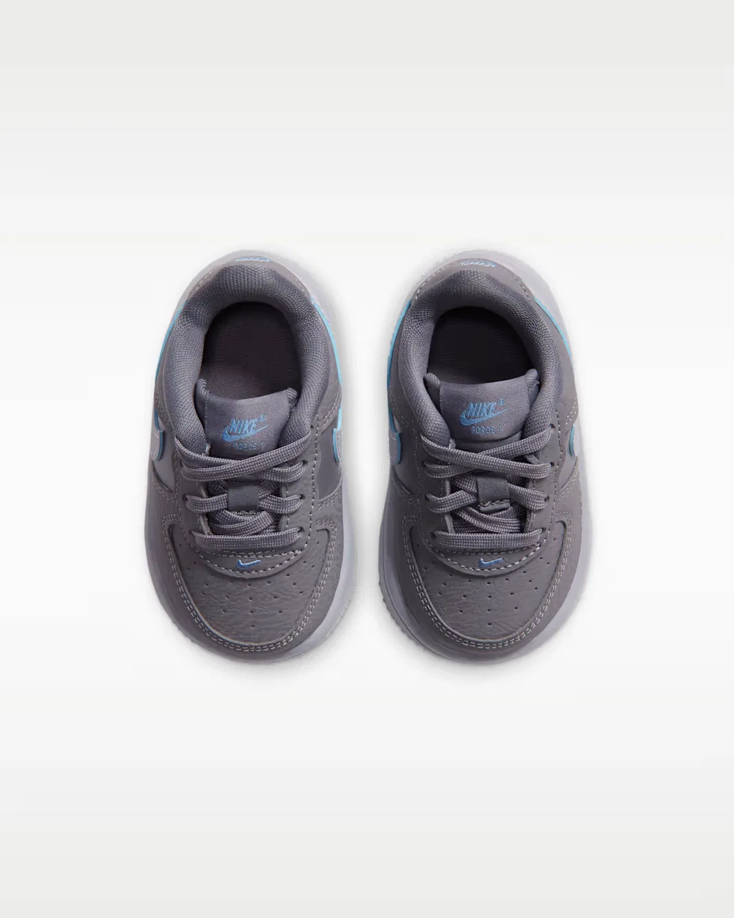 Детская/подростковая обувь Nike Force 1 Low SE, Pencil Point/Work Blue/Wolf Grey — фото 4