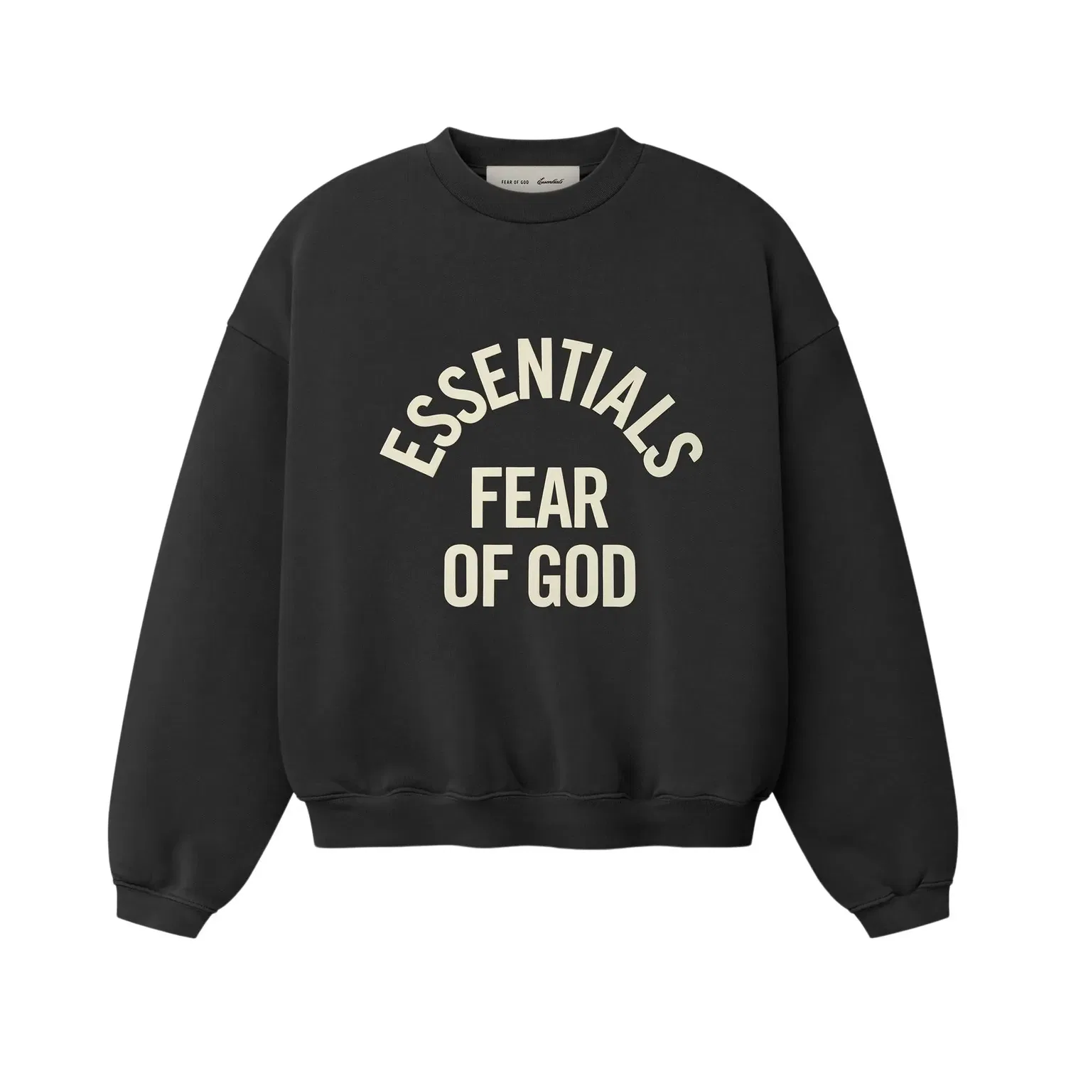 Свитшот Fear of God Essentials Campus 90s Crewneck, черный