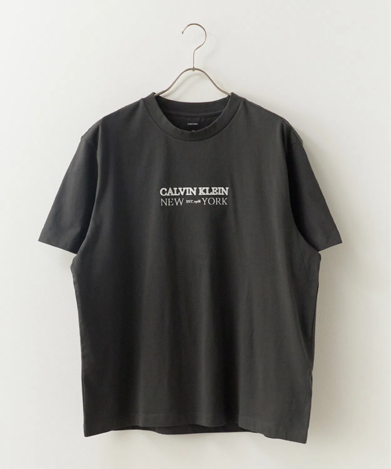Мужская футболка с длинным рукавомс вышивкой логотипа Calvin Klein, Белый — фото 2