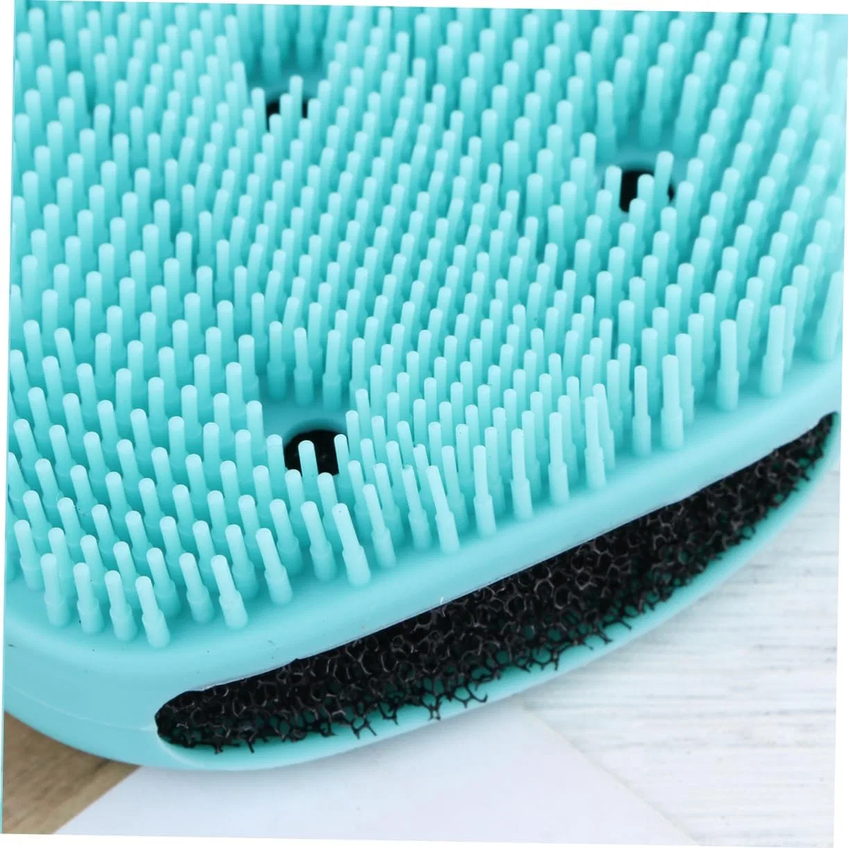 Щетка для тела, Silicone, WRITWAA, 13.5x10.3x2.5 см, Green — фото 3