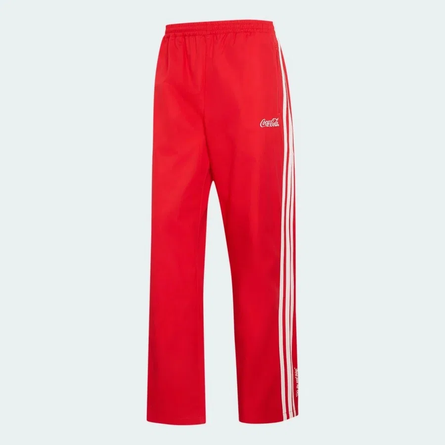 Спортивные брюки с шнурком, модель Classic Sport Firebird, adidas, Красный — фото 4