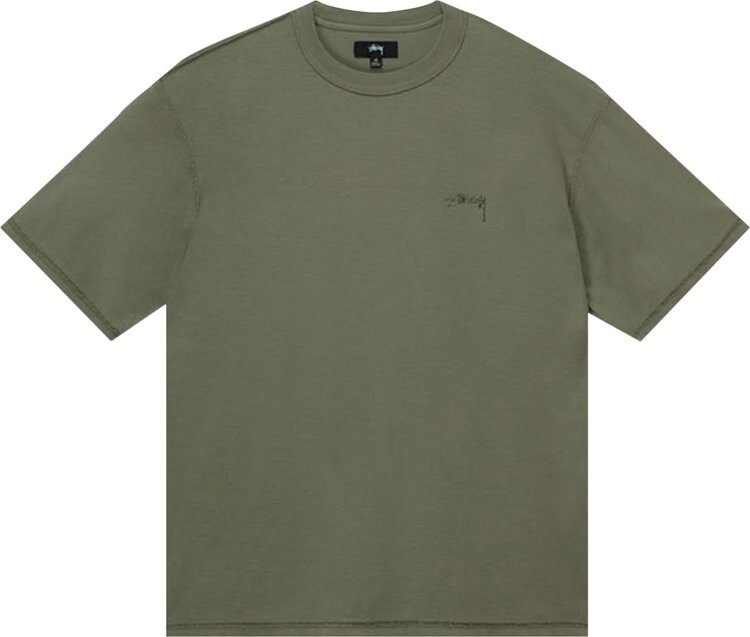 

Футболка Stussy Lazy Tee 'Green', зеленый
