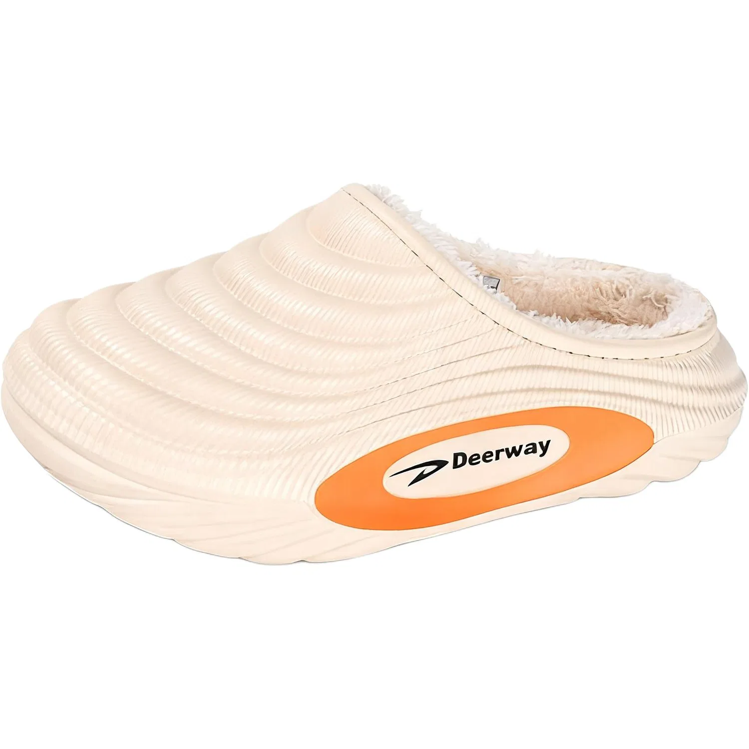 Детские утепленные тапочки для девочек с мехом DEERWAY, Pink Cotton — фото 4