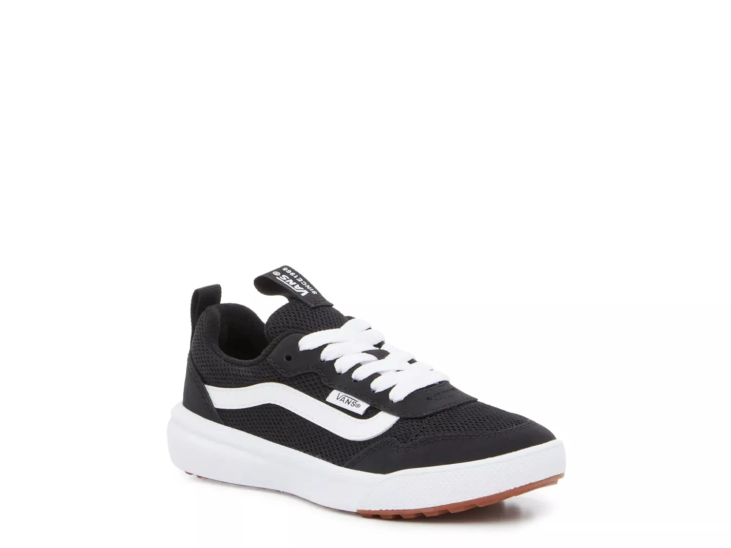 

Кроссовки Vans Range — детские, черные/белые