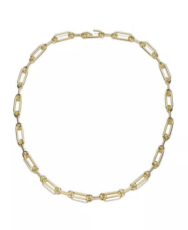 

Элегантное ожерелье-цепочка Gigi Girl для подростков/молодёжи, покрытое 14-каратным золотом Gigigirl, gold