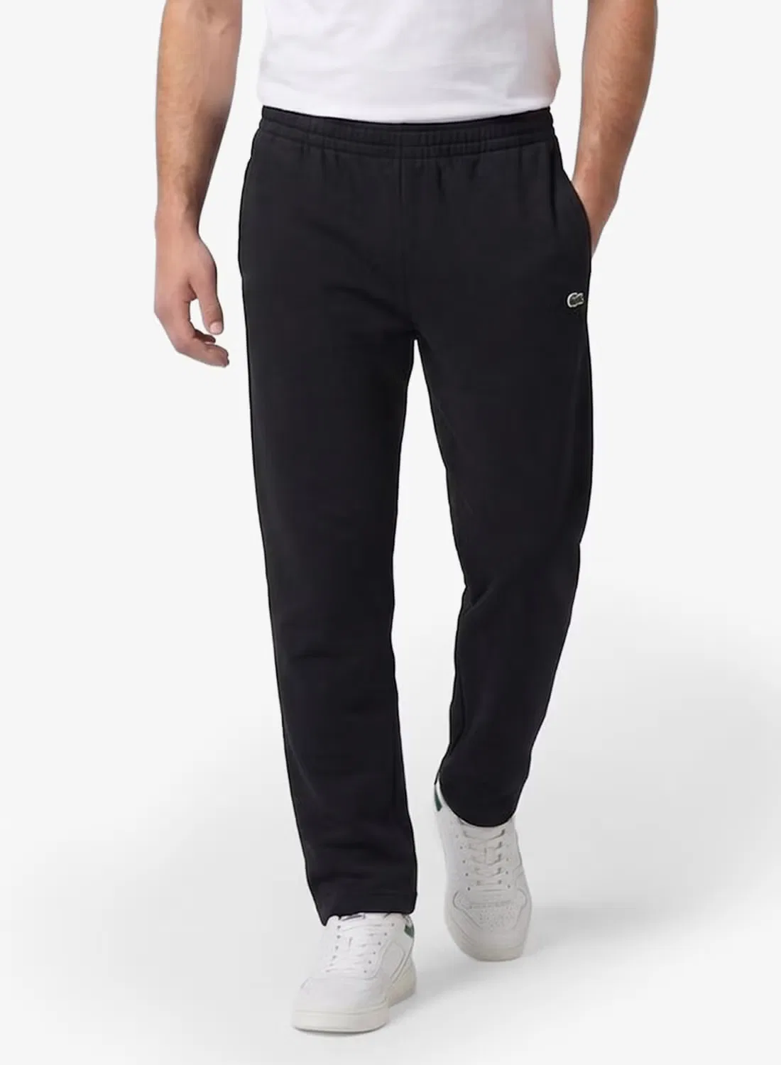 Брюки спортивные зауженные Lacoste, черный